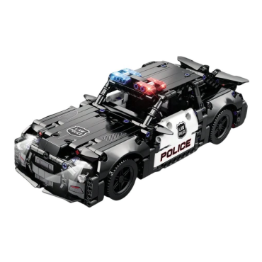 KIT DE BLOCOS DE MONTAR JIQILE TECHNIQUE CARRO DE CORRIDA DA POLÍCIA 437 PEÇAS 48014